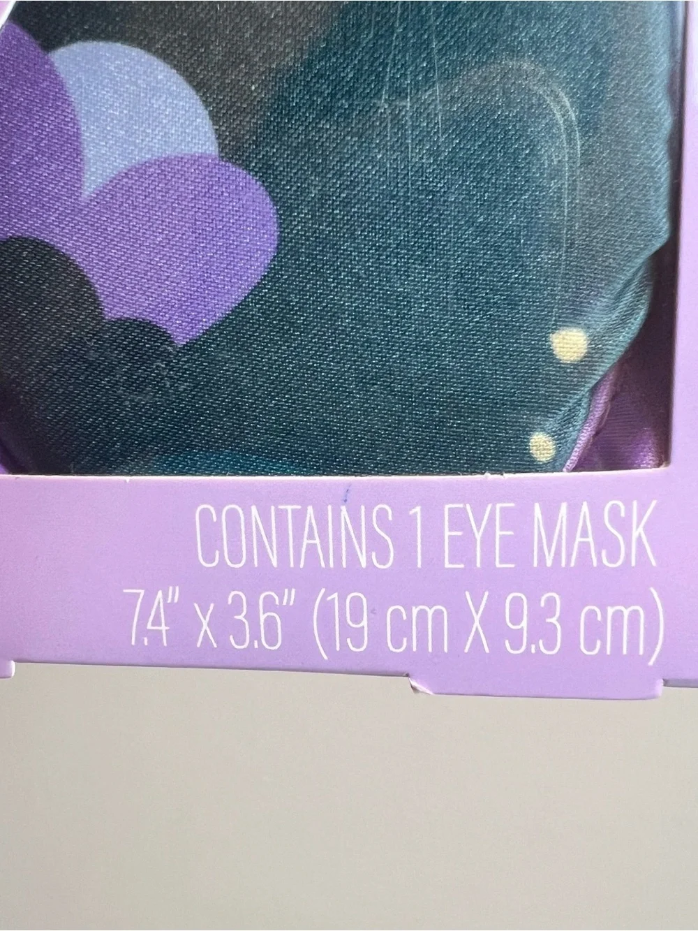Lavender Scented Sleep Mask - Purple Packaging